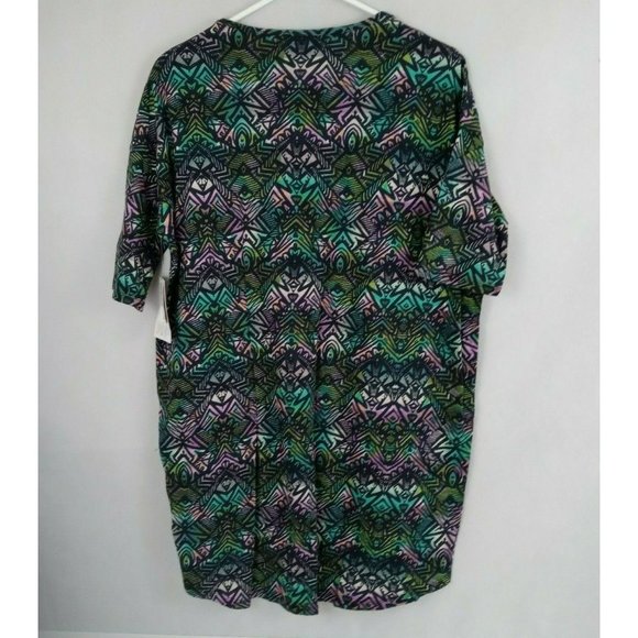 NWT Lularoe Irma Tunic With Multi-Color African Design Size XXS - Picture 2 of 5